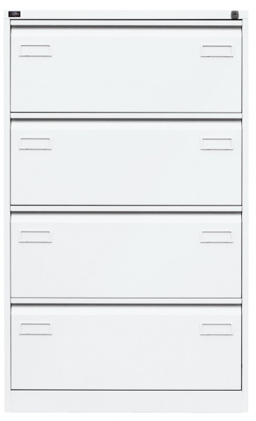 Hängeregistraturschrank, doppelbahnig mit 4 HR-Schubladen