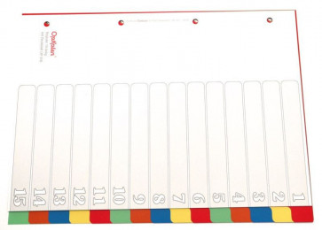 OP 515  Kunststoff-Register 15-tlg