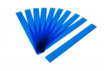 Kunststoffbänder Planrecord blau transparent