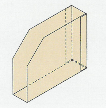 Stehkassette 5557/8cm/Z