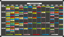 Terminplanungs-Set PLANRECORD-Stecktafel