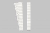 Markierungsstreifen weiß 4mm Strichabstand