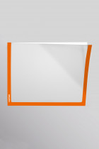 Infotaschen A5,  Farbe: pastell-orange